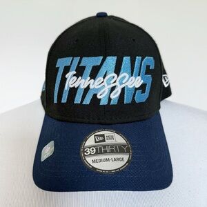 New Era Tennessee Titans Hat Mens Size Medium Large NFL 39Thirty Fitted Stretch